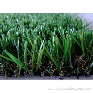 Natural Decorative Garden Artificial Grass C Shape UV Resis